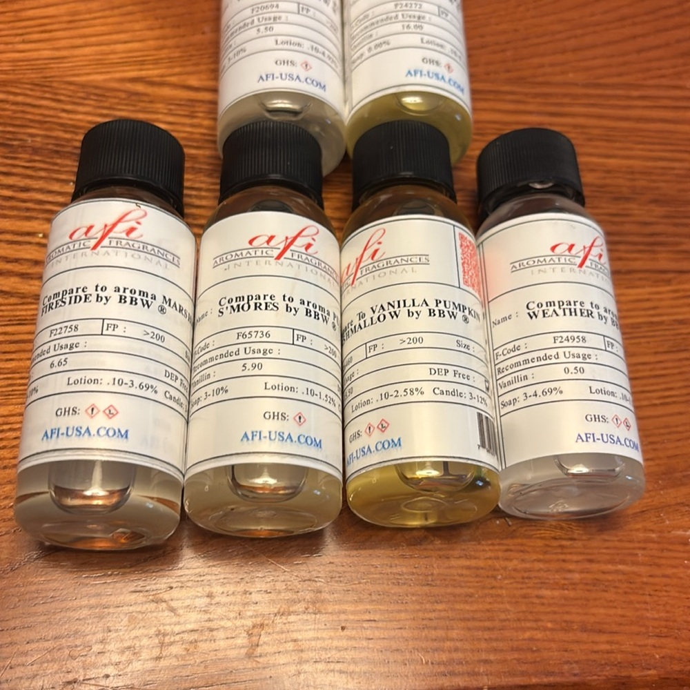 12 1-oz bottles Aromatic Fragrance Oils for candles, soaps, lotions New Sealed - Picture 7 of 13